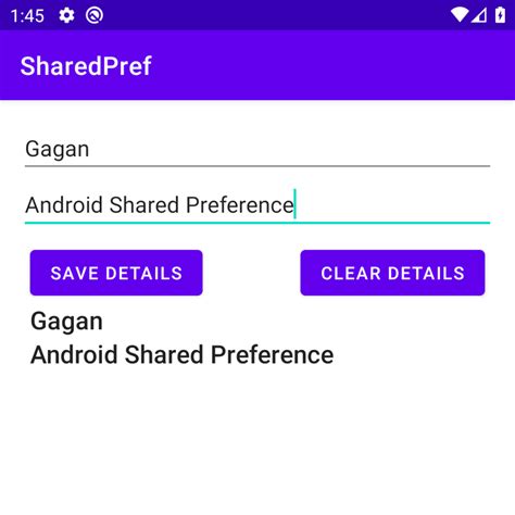 Image result for Shared Preference File Android Code