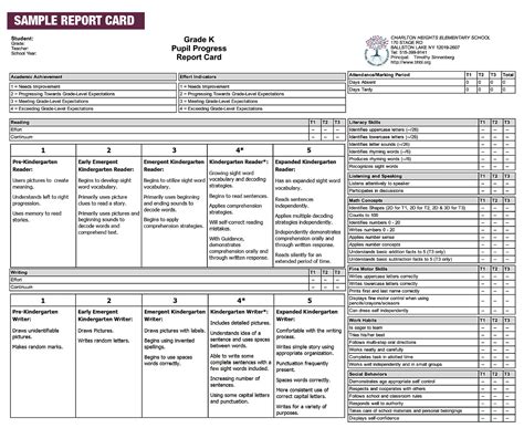 3rd Grade Report Card Examples 30+ Real & Fake Report Card Templates