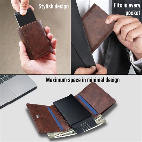 Maverick RFID Protected Wallet Cardholder - brown