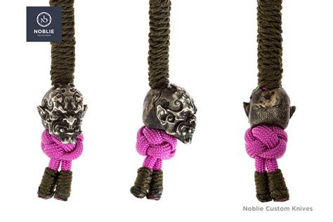 Orc Bead Paracord Keychain Knife Lanyard - Noblie