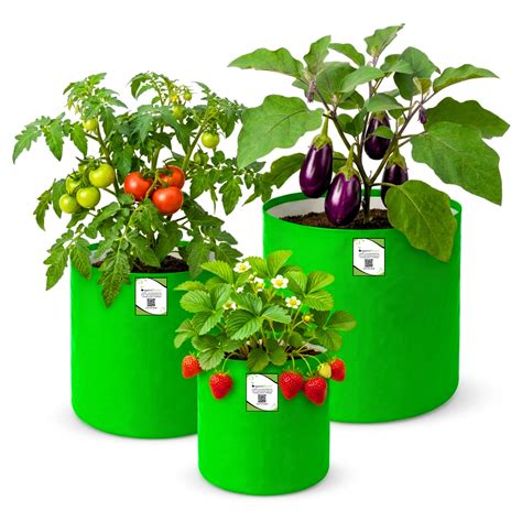 Buy HDPE Grow Bags Online At Best Price In India - OrganicBazar ...