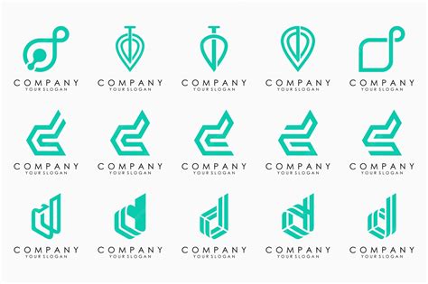 Premium Vector | Abstract letter d logo icon set design for business of luxury elegant simple - Abstract Letter D