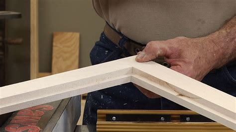 How to Make a Glass Panel Door Frame with Half-lap Joints | WoodWorkers ...