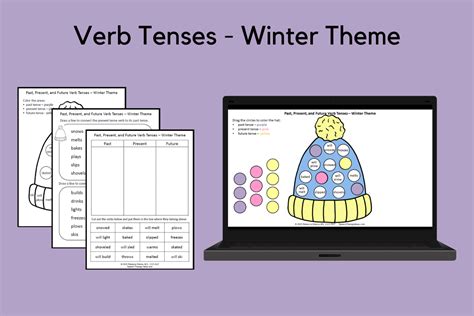 Verb Tenses – Winter Theme | Speech Therapy Ideas