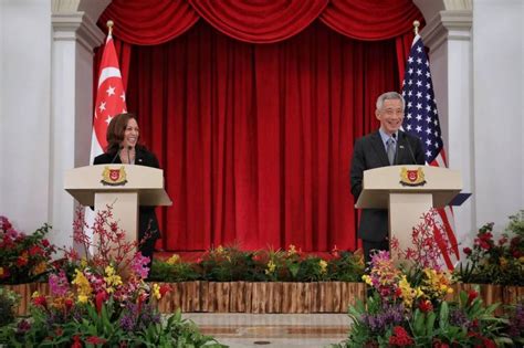 美国副总统哈里斯访问新加坡 李显龙总理：新美将在多领域展开合作 - 知乎