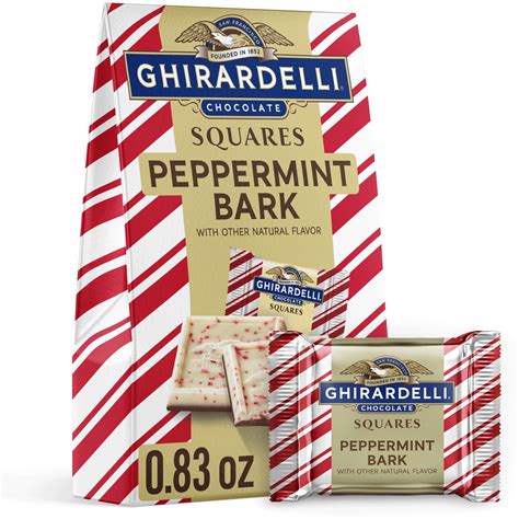 Ghirardelli Peppermint Bark Chocolate Squares