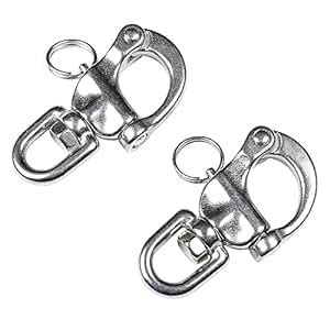 MIZUGIWA Swivel Eye Snap Shackle Quick Release Ball Rigging Sailing ...