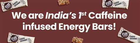 RIZE Energy Bar | Caffeinated Energy Bar with 6gm High Protein | Sugar ...