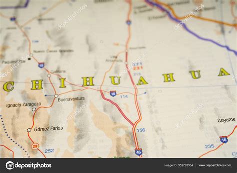 Chihuahua Mexico Map Background Stock Photo by ©aallm 352793334