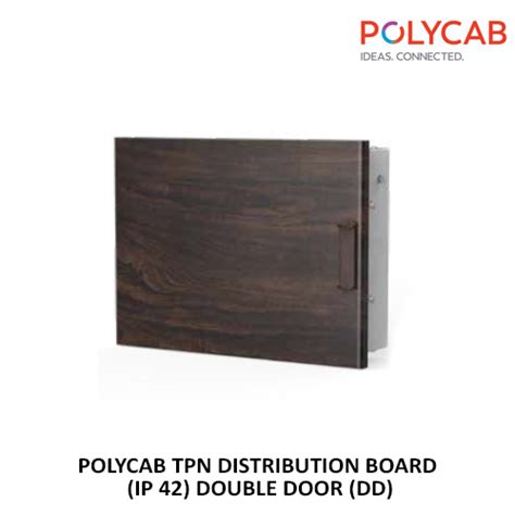 POLYCAB TPN DISTRIBUTION BOARD (IP 42) DOUBLE DOOR (DD)