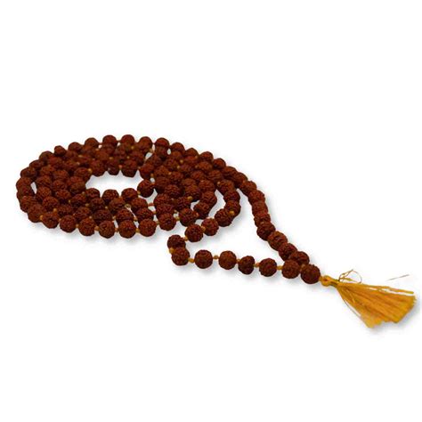 Brown Rudraksha Mala - 108+1 Beads – Japam