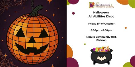 All Abilities Halloween Disco , Majura Hall - Dickson, Canberra, 31 ...
