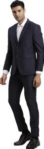 TURTLE Two Piece Checkered Men Suit - Buy TURTLE Two Piece Checkered ...