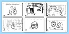 Little Red Riding Hood Sequencing Differentiated Worksheets