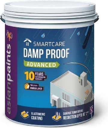 Asian Paints Damp proof Ultra 20L Water Proof Paint White Emulsion Wall ...
