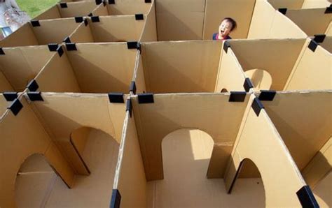 手工：利用各种盒子制作迷宫-百度经验