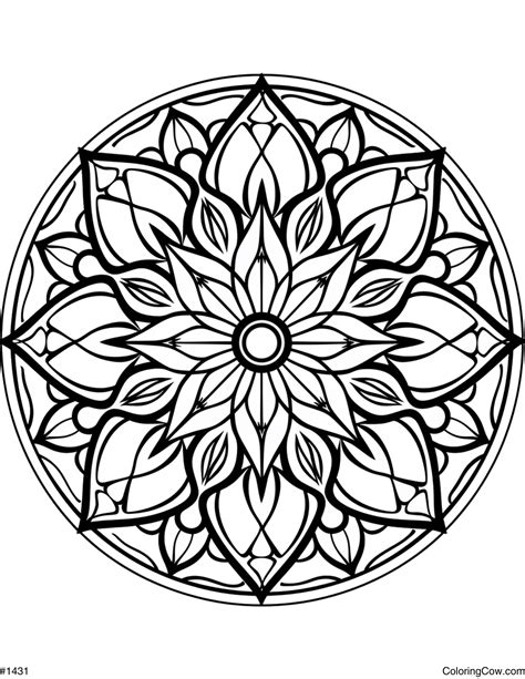 Mandala Coloring Pages Free Printable Adults [2025]