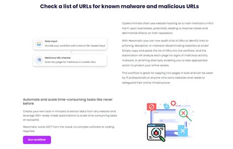 Malware URL Check 的图像结果