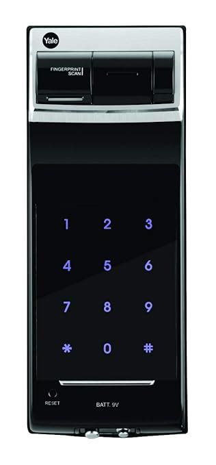 Yale YDR 4110 Smart Rim Door Lock with Biometric, Pin & App Enabled ...