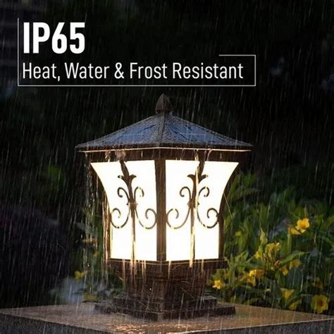 Solar Powered Gate Lights - Homehop Solar LED Gate Light for Home ...