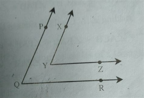 Sides of angle PQR and angle XYZ are parallel to each other. Prove that ...