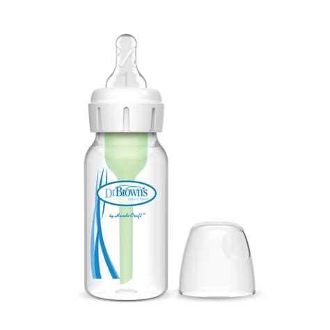 Dr. Brown's Natural Flow Anti-Colic Options+ Narrow Baby Bottle 4 oz ...