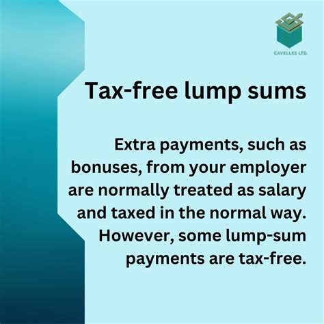 Priti K on LinkedIn: Tax-free lump sums Extra payments, such as bonuses ...