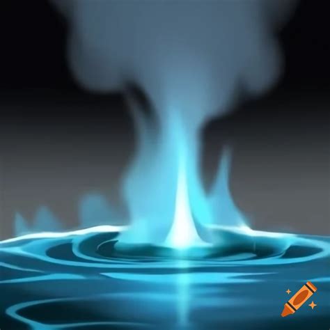 Numeric '1' shaped like a water droplet on Craiyon