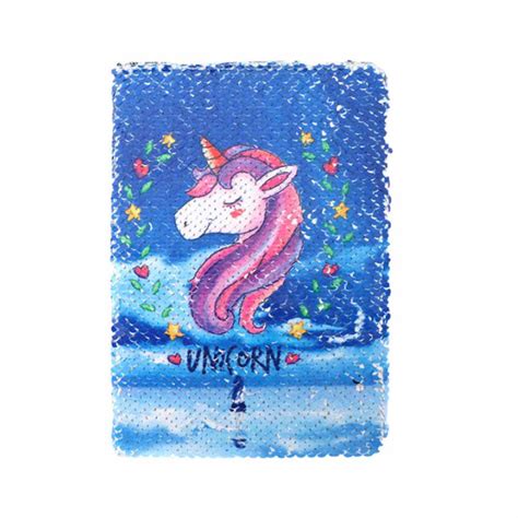 Unicorn Color Changing Sequin Notebook