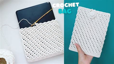 Crochet Tablet Case Tutorial 的图像结果
