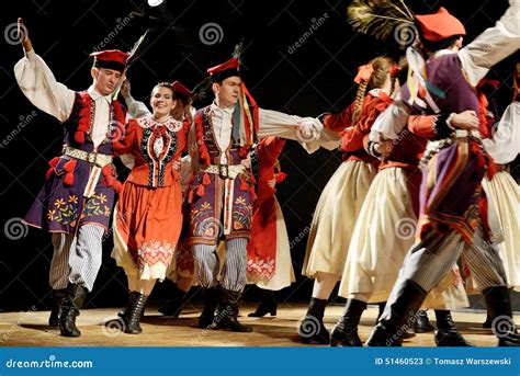 Polish Traditional Folk Dance Editorial Stock Photo - Image of poland ...