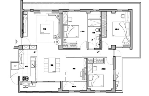 天香小筑-106平米两居现代风格-谷居家居装修设计效果图