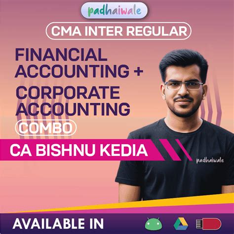 CMA Inter Financial Accounting + Corporate Accounting Combo Regular Ba