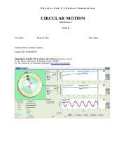 Image result for Circular Motion Experiments