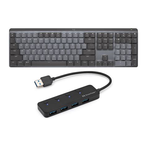 Buy Logitech MX Mechanical Wireless Illuminated Keyboard with USB Hub ...