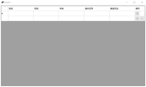 DataGridView Tutorial 的图像结果