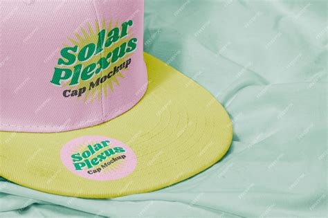 Premium PSD | Cap peak mockup design