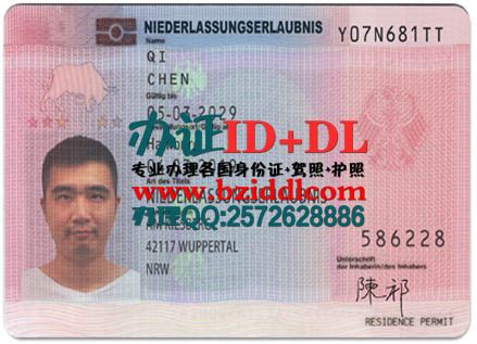 欧洲办证样本 / 德国办证样本 - 办证ID+DL网