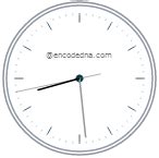 Simple Analog Clock using HTML5 canvas and JavaScript