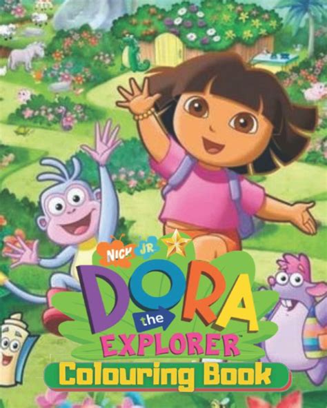Buy Dora Colouring book: 55+ High Quality Colouring Pages for Kids and ...