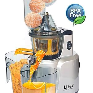 Libra Slow Juicer Machine, Cold Press juicer 240 Watt (5 Year Warranty ...