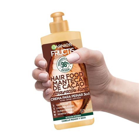 Garnier-Fructis-Hair Food-Crema Para Peinar-Manteca de Cacao