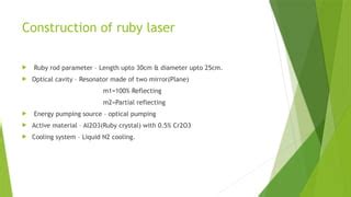 Image result for Explain Ruby Laser in Engineering Physics