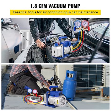 OI 1.8CFM 14HP Vacuum Pump - Ideal for Refrigeration India | Ubuy