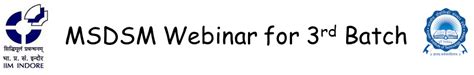 MSDSM | IIT Indore