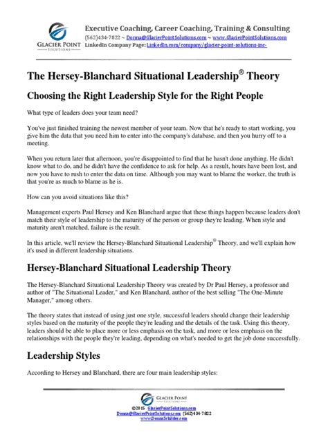 Situational Leadership Theory 的图像结果