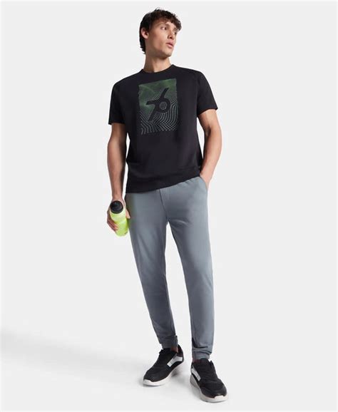 Buy Super Combed Cotton Blend Graphic Printed Round Neck Half Sleeve T ...