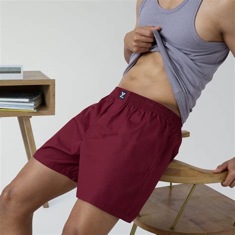 Combed Cotton Bold Burgundy Inner Boxers for Men – XYXX Apparels