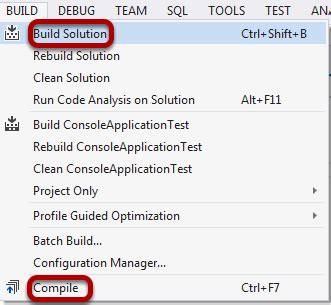 Image result for How to Compile Source Code in Visual Studio