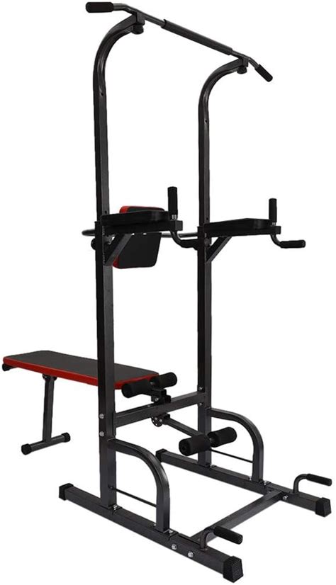 Workout Dip Station Power Tower with Sit up Bench India | Ubuy